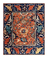 Adorn Hand Woven Rugs Serapi M1993 7'11"x9'11" Area Rug