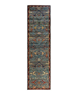 Adorn Hand Woven Rugs Serapi M1993 2'8"x9'9" Runner Area Rug