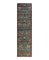 Adorn Hand Woven Rugs Serapi M1993 2'8"x9'9" Runner Area Rug