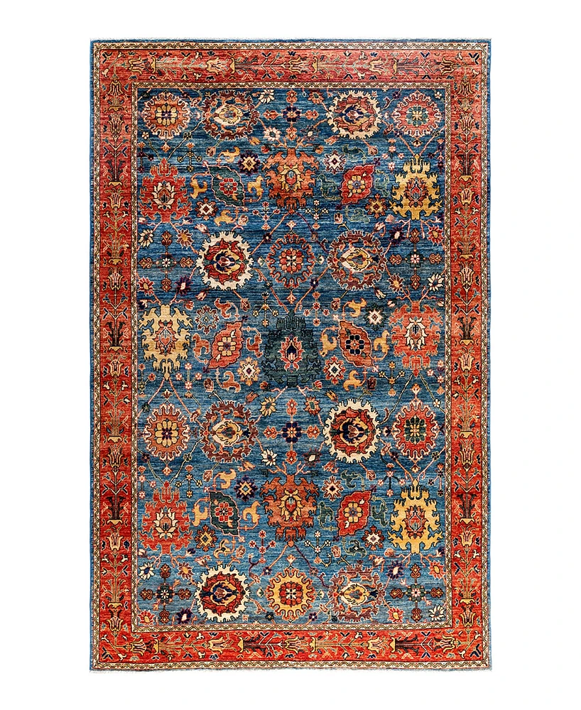 Adorn Hand Woven Rugs Serapi M1993 5'11"x9'3" Area Rug