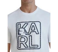 Karl Lagerfeld Paris Men's Slim-Fit Chain Logo T-Shirt