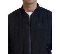 Karl Lagerfeld Paris Men's Slim-Fit Quilted Bomber Jacket