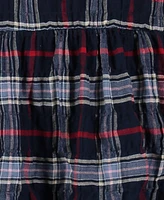 Tommy Hilfiger Big Girls Seersucker Plaid Dress