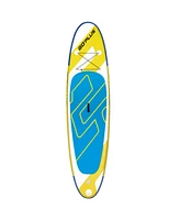 11 Feet Inflatable Stand Up Paddle Board with Aluminum Paddle-Yellow