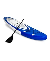 Sugift 11 Feet Adjustable Inflatable Stand up Paddle Sup Surfboard with Bag