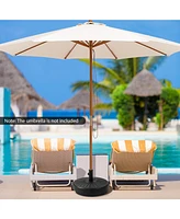 Givimo 20 Inch Fillable Heavy-Duty Round Umbrella Base Stand