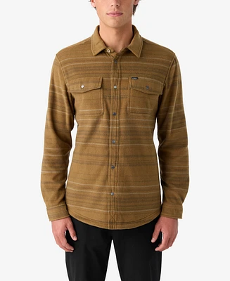 O'Neill Men's Glacier Overshirt Superfleece Button Shirt