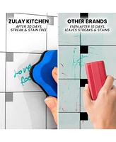 Zulay Kitchen Magnetic Dry Erase Calendar Whiteboard Kit For Fridge