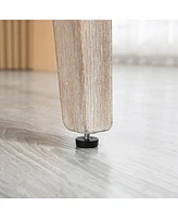 Counter Height Bar Stools Set of 2 with Wood Legs