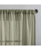 Crushed Texture 52" x 84" Anti-Dust Sheer Curtain Panel