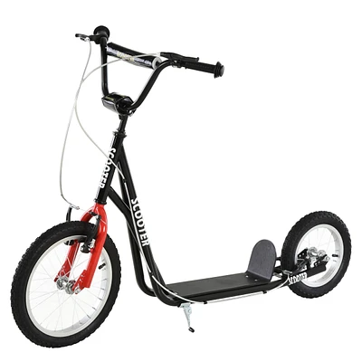 Streamdale Furniture Adjustable Youth Kick Scooter with Inflatable Wheels