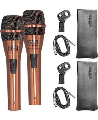 5 Core Mic Karaoke Dynamic Handheld Xlr Microphone Professional Vocal Recording Live Stage Singing - 2PCS