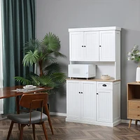 Modern 71" Buffet Hutch with Storage