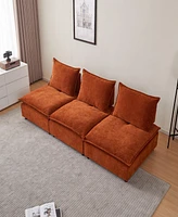 Streamdale Furniture Mid-Century Modern 3-Seater Sofa for Living Room Comfort