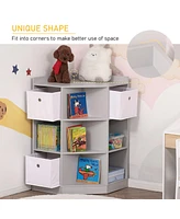 Streamdale Furniture Kids Cabinet with Baskets for Toys and Books