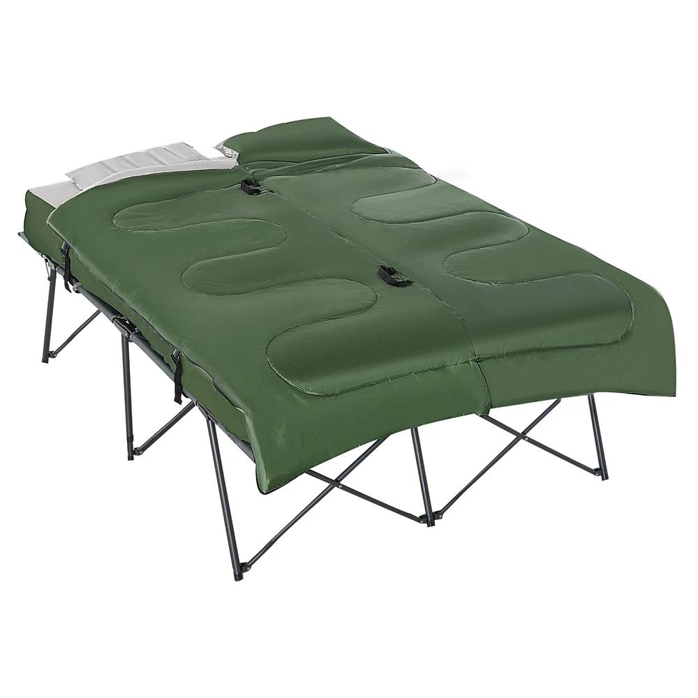 Simplie Fun Portable Camping Cot and Accessories Set for Outdoor Adventures