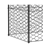 Streamdale Furniture Black Garden Cloches: Metal Crop Cages for Plant Protection