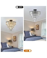 Modern Black Chandelier for Dining, Living, Bedroom