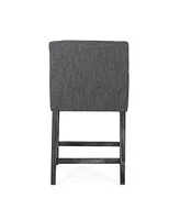 Streamdale Furniture Upholstered 26 inch Counter Stool - Charcoal/Gray