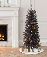 Puleo Pre-Lit Pine Artificial Tree 4 ft.