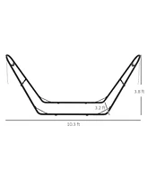 Streamdale Furniture Adjustable Steel Hammock Stand for Two