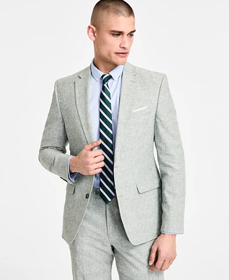 Bar Iii Men's Slim-Fit Linen Suit Jacket