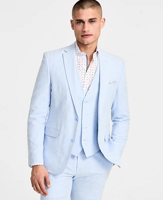 Bar Iii Men's Slim-Fit Linen Suit Jacket