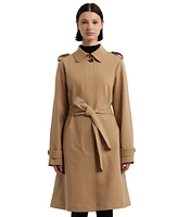 Hunter Women's Belted Water-Repellent Trench Coat