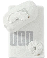 Ugg Bode Throw 4-Pc Travel Set with Carrying Case