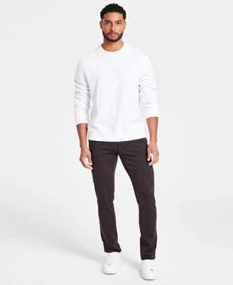 Michael Kors Mens Regular Fit Embossed Logo Sweatshirt Parker Slim Fit Stretch Jeans