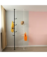 Ceiling-to-Floor Tension Rod Drying Rack & Storage