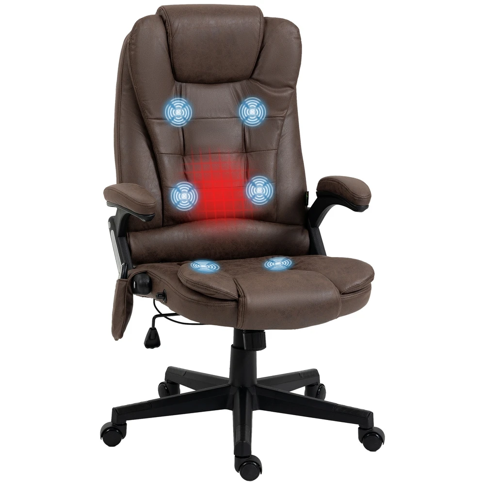 Simplie Fun 6 Point Vibrating Massage Office Chair with Heat