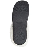 Isotoner Signature Women's Louise Quilted Velour Clog Slippers