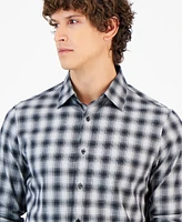 Michael Kors Men's Classic-Fit Shadow Plaid Shirt