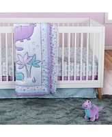 Sammy & Lou Tiny Dinos 4 Piece Crib Bedding Set