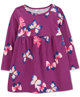 Carter's Toddler Girls Cotton Butterfly Jersey Dress