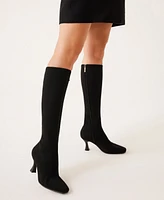 Anne Klein Women's Pillar Knit Knee High Dress Boots