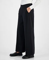 Tommy Hilfiger Women's Wide-Leg Elasticized-Waist Pants