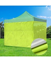 Instahibit Sidewall Block Out UV50+ Fit 10x10Ft Pop up Canopy 1 Piece Camping