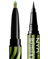 Nyx Professional Makeup Beetlejuice Suit Eye Liner, 0.06 oz.