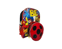 Miraculous Ladybug 16" Backpack with Round Lunch Bag - Assorted pre