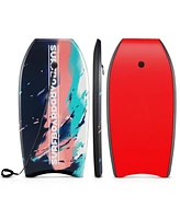 Vebreda 33/37/41 Inches Lightweight Body Board Boogie Board with Eps Core Xpe Deck Hdpe Bottom Multicolor2-m