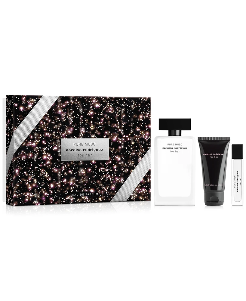 Narciso Rodriguez 3-Pc. For Her Pure Musc Eau de Parfum Gift Set