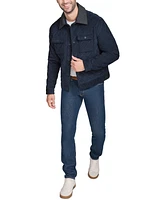 Cole Haan Men's Collared Quilted Button-Front Jacket
