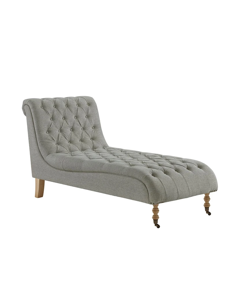 Rustic Manor Soleil Linen Chaise Lounge