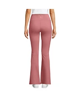 Lands' End Women's Active Hi Impact High Rise Slim Flare Pants