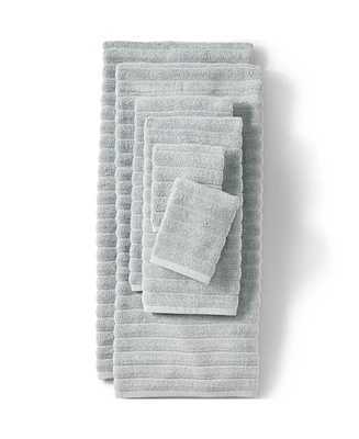 Lands' End Organic Cotton Rib Bath Towel