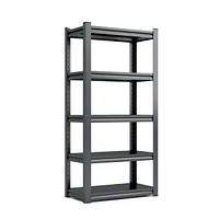 Streamdale Furniture 5-Tier Heavy Duty Metal Storage Shelves (63"H, 2000lbs Capacity)