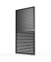 10FT Aluminum Louver Grille for Privacy and Sun Control