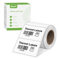 Nelko Thermal Labels for PM220 Label Maker, 2'' x 1.18'' (50x30mm) Thermal Sticker Label, Waterproof, Multi-Purpose Label Tape, 1 Roll of 230 Self